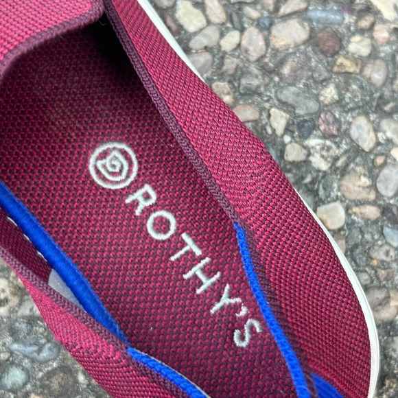 Rothy's Wine The Original Sneaker Slip on Shoes Size 9.5 - Picture 2 of 7